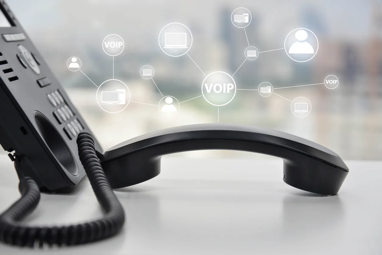 VoIP desk phone